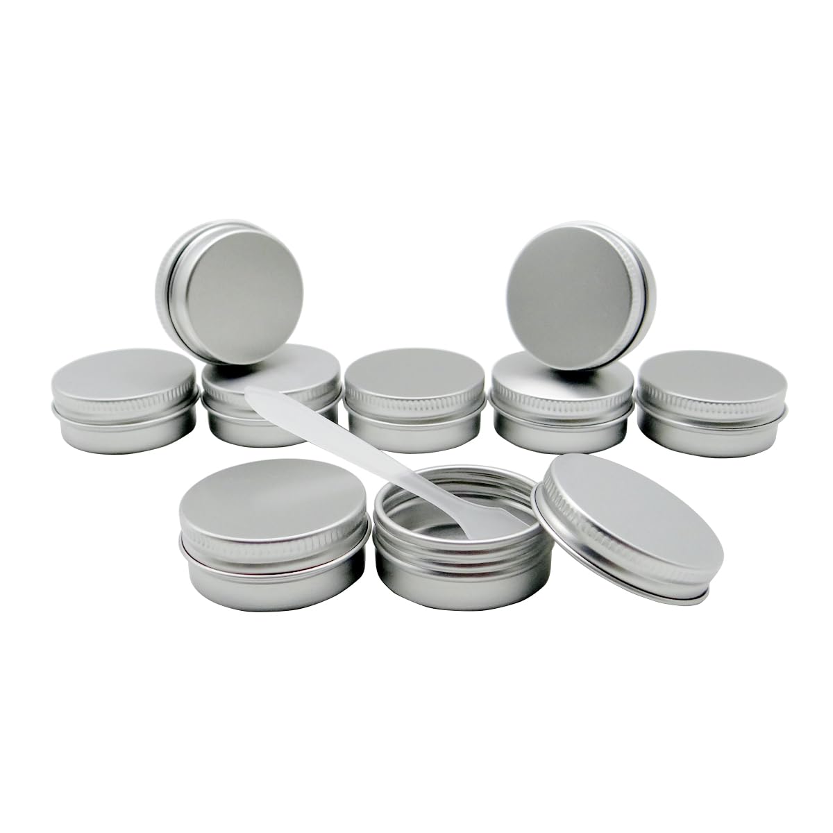 15 barattoli di metallo in alluminio da 15 ml, unguenti, contenitori per lozioni da 15 g, contenitori per cosmetici, balsamo per labbra fai da te, candela, crema per il corpo, tè, contenitori