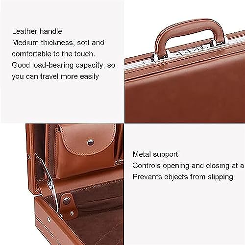 IMOYBBR 16in Recycled Leather Business Briefcase