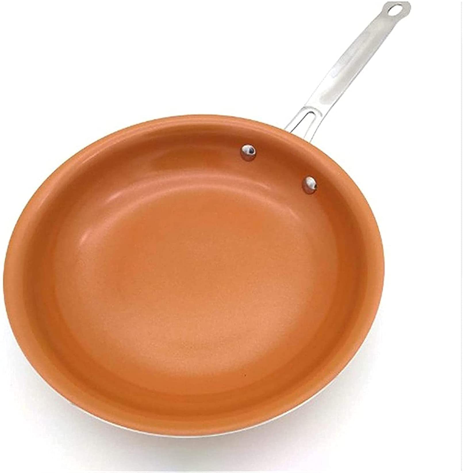 Patelnia wok Patelnia nieprzywierająca Miedziana patelnia z powłoką ceramiczną Łatwe czyszczenie Trwała patelnia nieprzywierająca Narzędzie do gotowania Kuchnia Naczynia do gotowania Woka Wo
