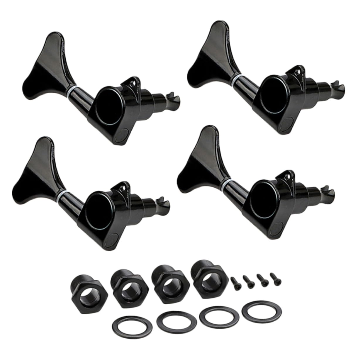 VICASKY Tuning Pegs for Bass Guitar 4 Sets Metal Bass Tuning Keys Replacement Parts for