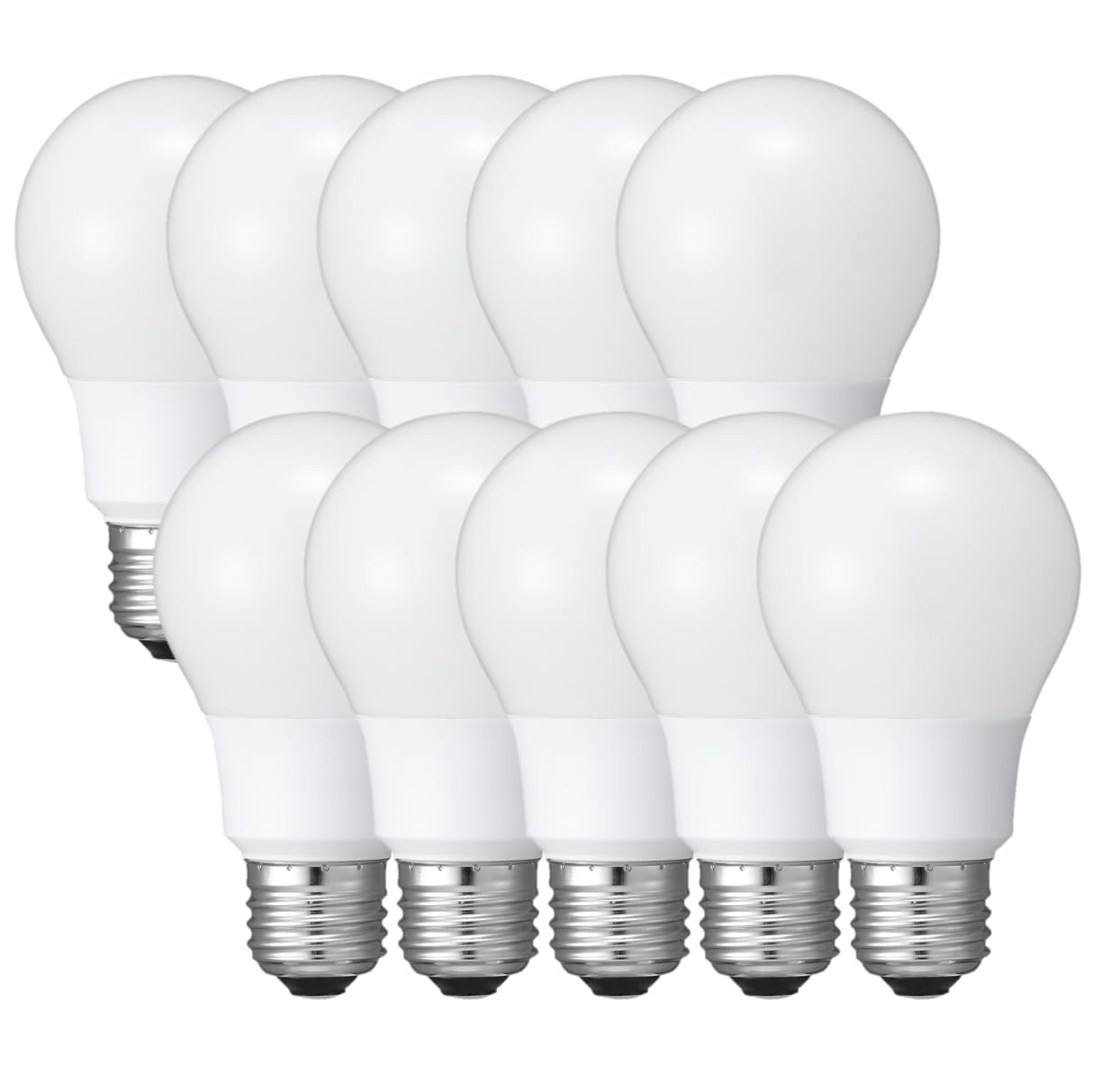 Amazon | 【10個セット / 60W相当 / E26 / 昼光色】 LED電球 全方向