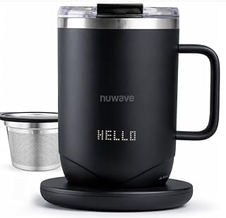 Nuwave Heated Coffee Mug, 16oz Rechargeable Temperature Control Mug