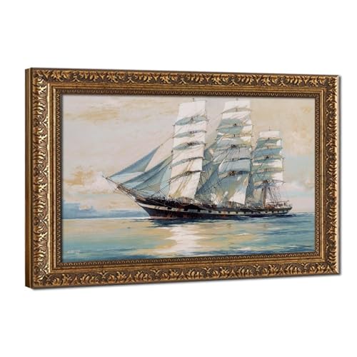 Impression sur toile The Clipper Ship Euphrosyne reproduction d'art Spurling haut de gamme