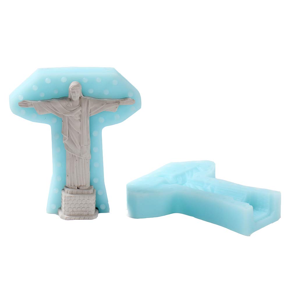 Moule Silicone Statue Dieu Occidental Pour Bougie Ou Résine - Réutilisable Pour DIY Art Déco