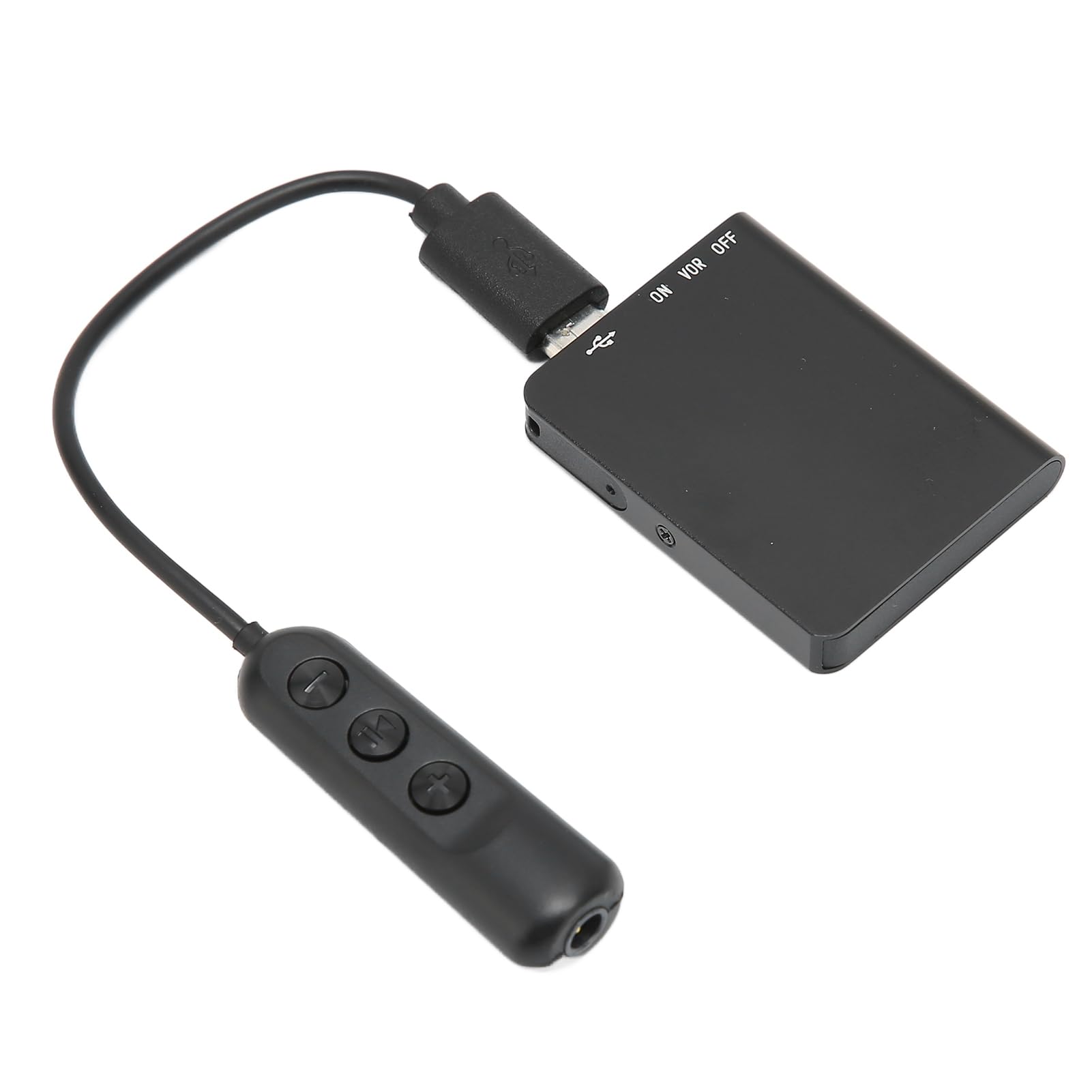 Registratore Ultra Sottile Q61 da 16 GB, Registratore Vocale Digitale Portatile con Controllo Vocale a un Tasto, Batteria Incorporata di Grande capacità, per Interviste, Riunioni,