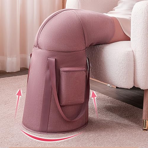 Cubeta plegable para remojo de pies con aislamiento rojo miniatura 3