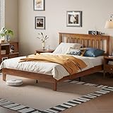 LINSY Twin Bed Frame with Drawers, LED Bed Frame with Headboard and Storage, Metal Twin Size Platform Frames with Charging Station, No Box Spring Needed, Easy Assembly, Rustic Grey
