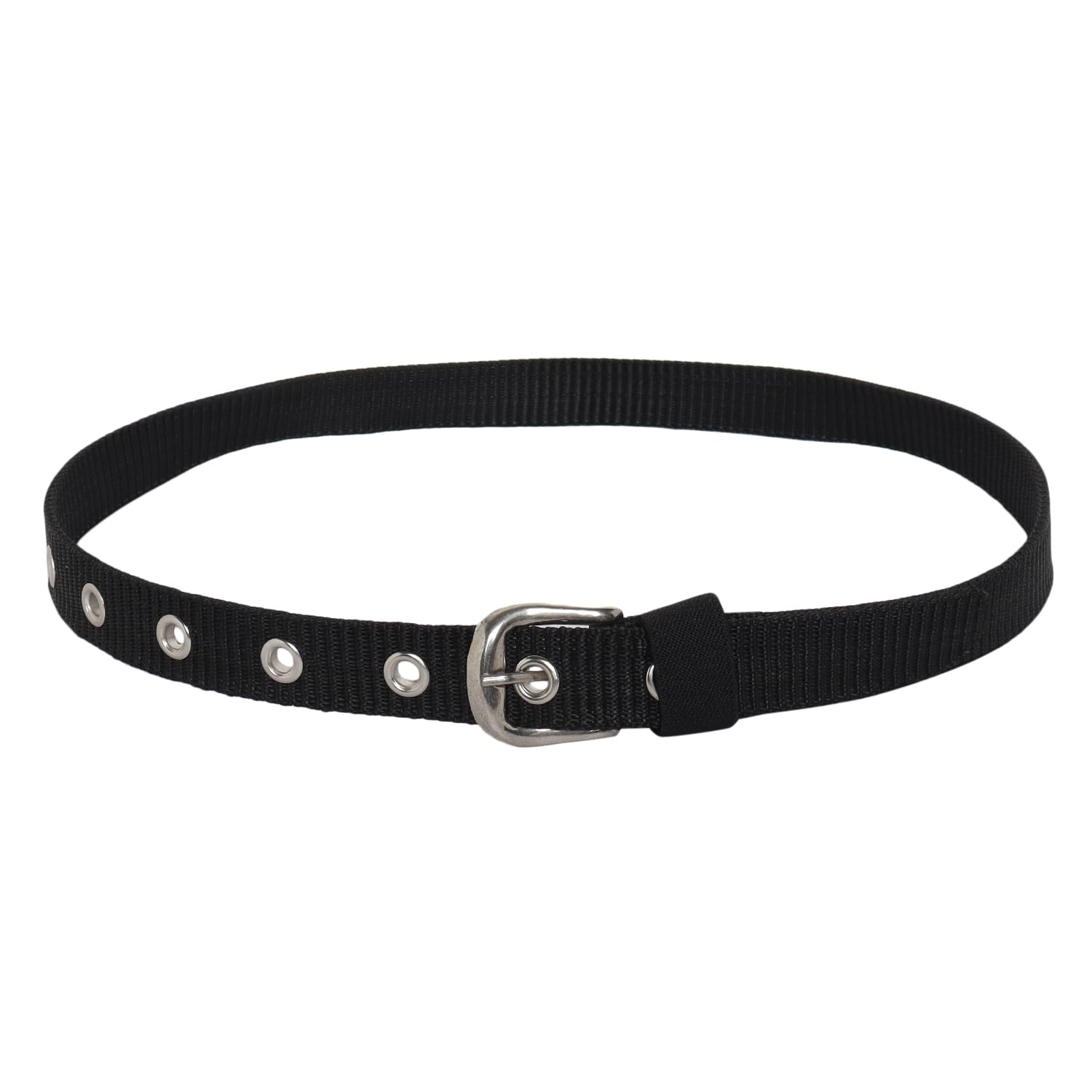 Zacharias Girl's Nylon Belt for kids knb-01 (4-10 Years) (Black_Pack of 1) - Image 5 thumbnail