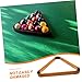 GAROZATION Billiard Pool Table Triangle Rack Mini Billiard Balls Holder Wood Frame for Snooker