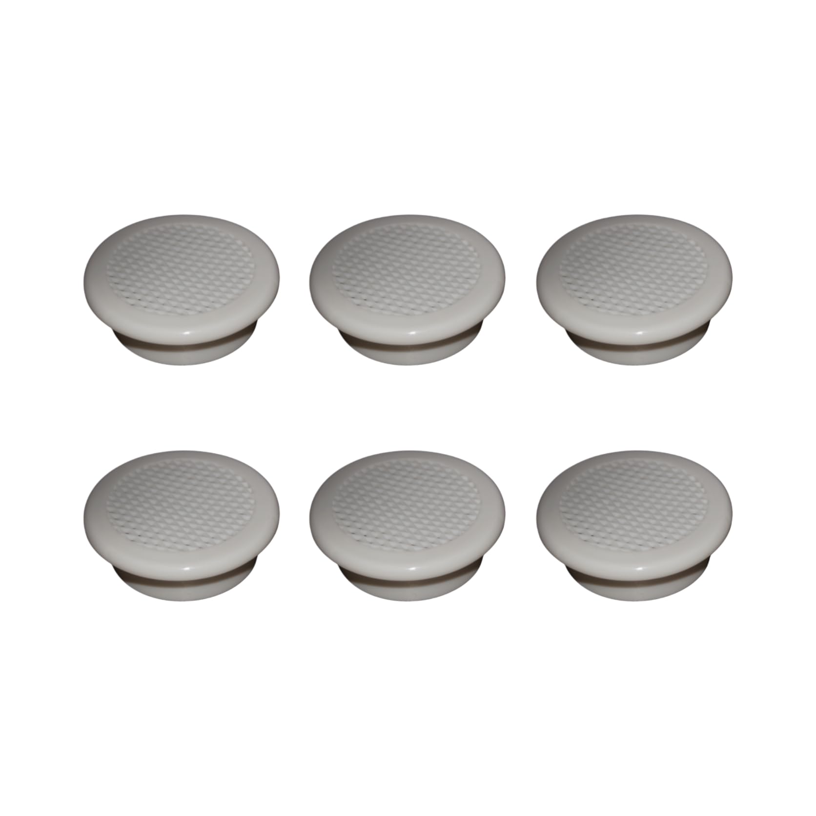 QUADRA 2.5 INCH Wall Air Ventilation Hole Closer Mosquito Net Dust Controller White,Circular Air Vent Covers with Perforated Design, White, Set of 6, Round Soffit Vents-image-23