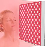 Rotlichttherapie, 45W Nahinfrarot-Lichttherapie-Panel 600nm 850nm, Rotes LED-Lichttherapie-Panel mit 225 LED Dual Light Red Nahinfrarot für strahlende Haut, Schlaf, Leistung und Anti-Aging(EU)