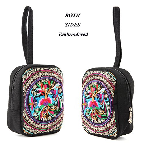 Goodhan Vintage Embroidered Women Backpack Ethnic Travel Handbag Shoulder Bag4