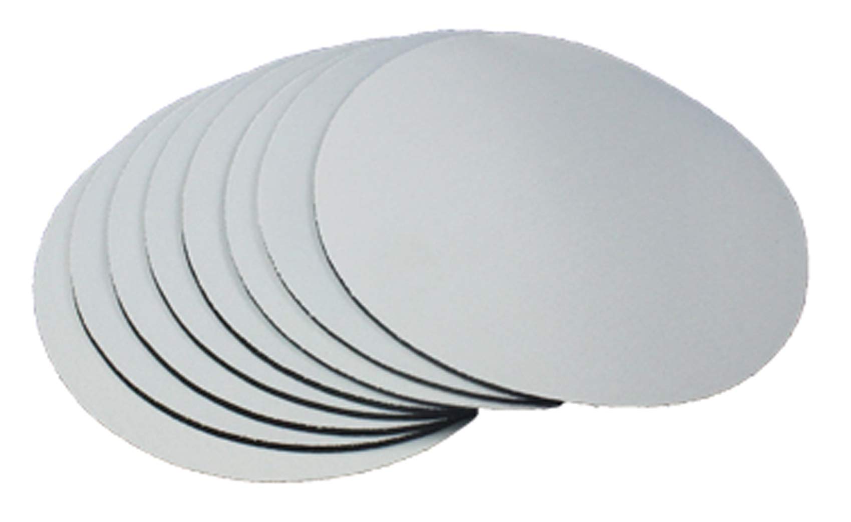 6 Sublimation DyeTrans Rubber Round Coasters - 1/8" thick Blank Heat Transfer (10 x 0,03 cm)