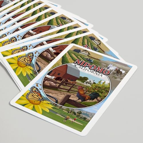Baraja de póker Lantern Press 52 cartas adulto miniatura 5