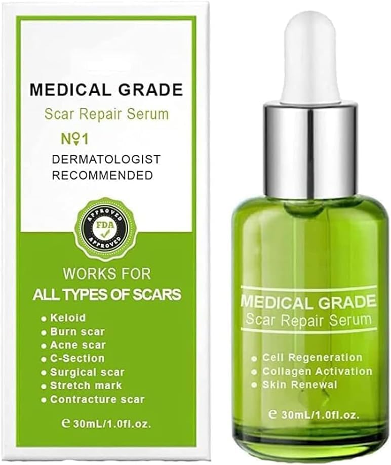 Sérum réparateur de cicatrices de qualité médicale pour lisser et réparer la peau