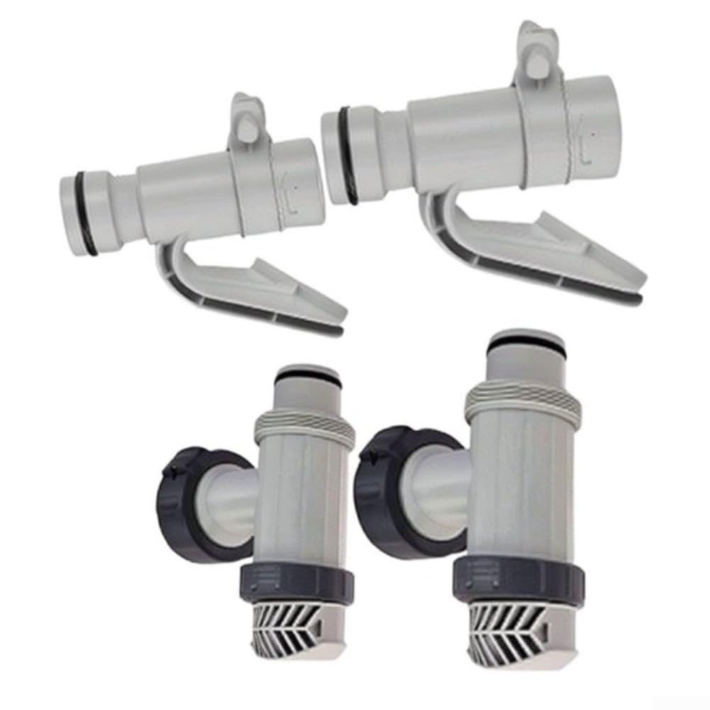 Kit Adaptateur et Vanne à pour piston pour Piscine Kit Adaptateur | Compatible systèmes hors pour sol, à pour sable, régulation débit, installation simple, pièce essentielle