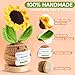 Sunflower Crochet Flower Gift - Handmade Positive Doll with Uplifting Quote - Thank You, Appreciation Gift for Teacher, Best Friend, Coworker, Women - Cute Emotional Support Decor (S3)