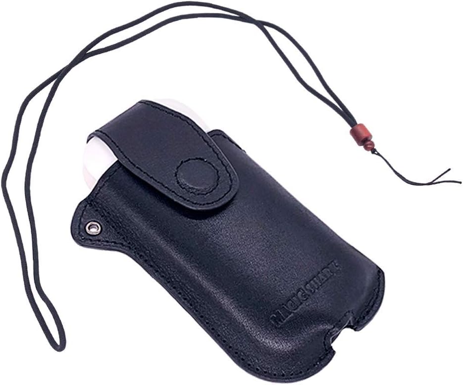 xJazxin iQOS Case Leather Portable Holster Wallet Compatible with The iQOS Smoke Fit Kit (Black)