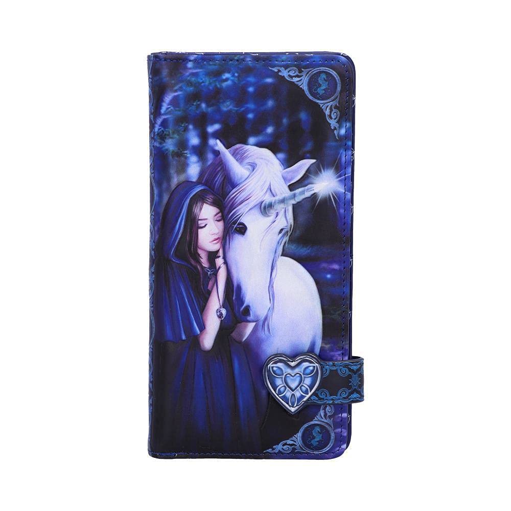 Nemesis Now Solace Anne Stokes Embossed Purse 19cm Blue, PU