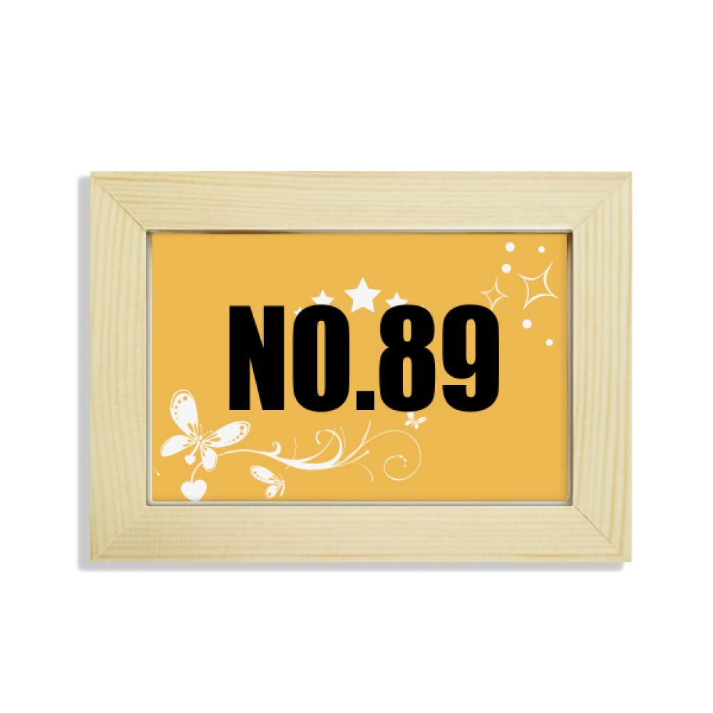 Pintura de flores Suerte No.89 en marco de fotos de madera para decorar despachos modernos
