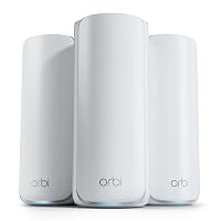 NETGEAR Orbi Serie 770 | WiFi 7 Mesh System | RBE773 | Router wireless + 1 satellite