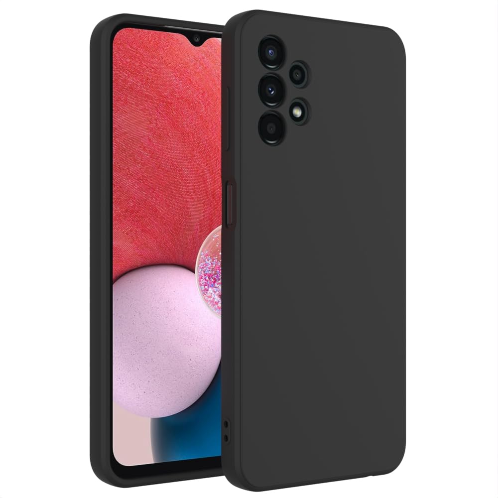 for Samsung Galaxy A13 4G Case Black, Scratch Resistant with Soft Touch, Slim Thin Phone Cover for Samsung Galaxy A13 4G