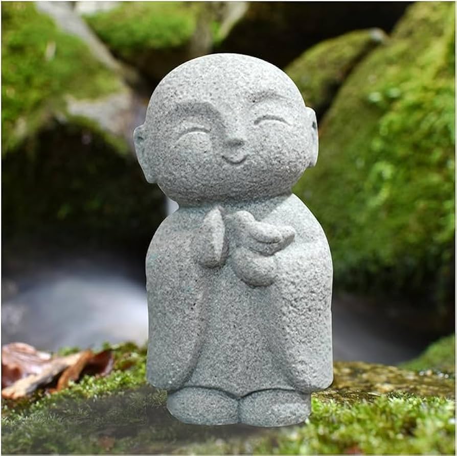 Amazon.co.jp: お地蔵様 ミニ かわいい 笑顔 地蔵菩薩 おじぞうさん