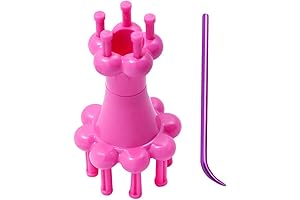 Milisten Knitting & Crochet Supplies Knitting Loom 2pcs Knit Spool Loom Wonder...