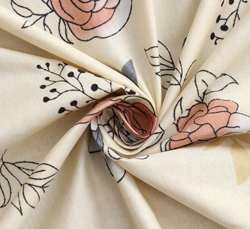 Image of IVAZA Turkish Cotton 280 TC Super Soft Warm Bedsheet Set for Single Size Bed, Durable bedsheet with 1 Pillow Cover Tan