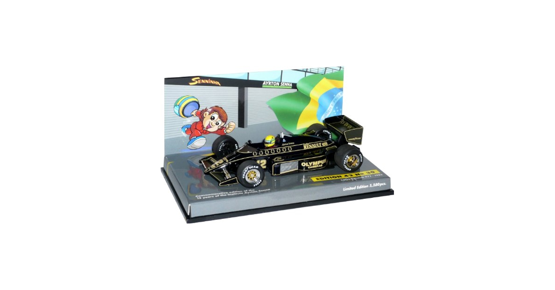 1/43 F1ミニチャンプスロータスルノー97T ミニチャンプス 1/43 ロータス ルノー 97T アイルトン セナ 1985