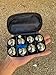 BuyBocceBalls Listing - 8 Ball 35mm Metal Mini Bocce/Petanque Set with Green, Blue and Black Bags - 3 Pack
