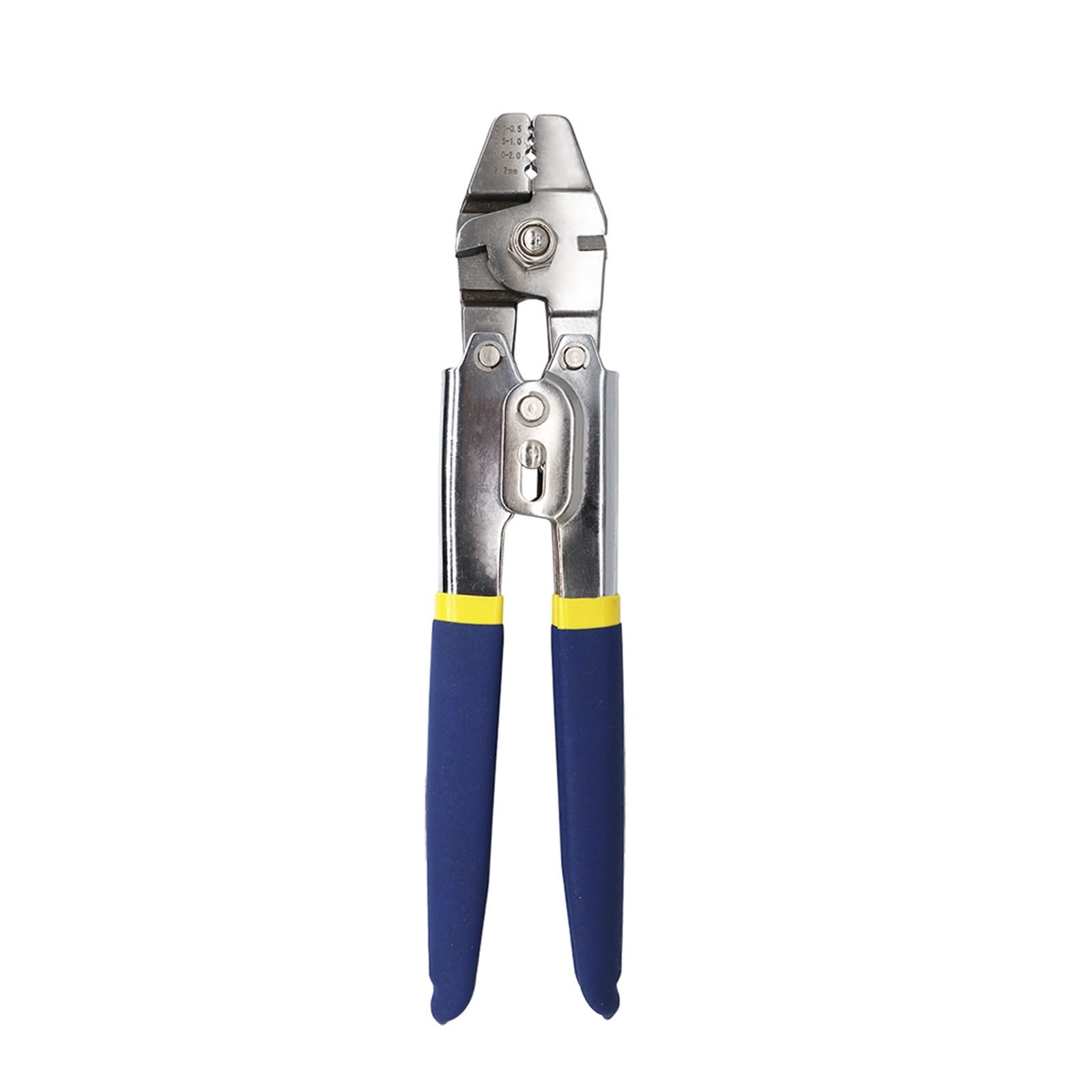 Qxbfndc Sj-255 Crimping Tool Wire Rope Crimping Tool Fishing Crimping Tool With 150Pcs 1.2/1.5/2Mm Aluminum Double Barrel Ferrule Crimping Loop Sleeve Kit(Sj-255)