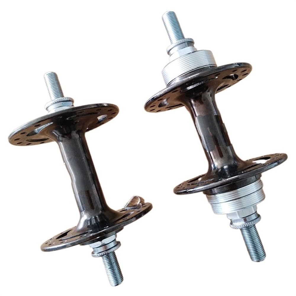 Serrages Et Blocages Rapides 20 24 28 32 36 Holes Fixed Gear Bicycle Single Speed Bike Hub with Sprockets and Lock Nuts Moyeu De Roue Brochettes
