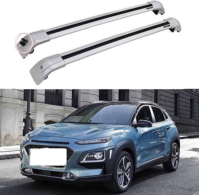 QCHIAN 2 Stück Dachträger Gepäckträger für Hyundai Kona/Kona EV 2017 ...