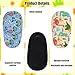 8pcs Eye Patches for Kids Glasses, 10x5cm/4x2in Polyester 8 Styles Fun Colorful Reusable Cartoon Pattern Kids Eye Glasses Cover Patches Suitable Supplies Accessories for Toddler Boys
