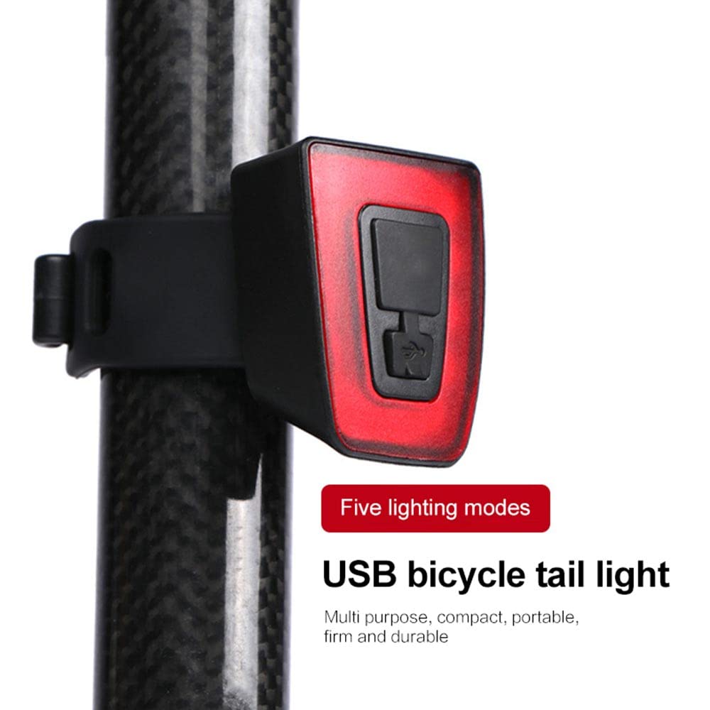 VICTGOAL Casco de bicicleta con luz trasera recargable por USB, gafas