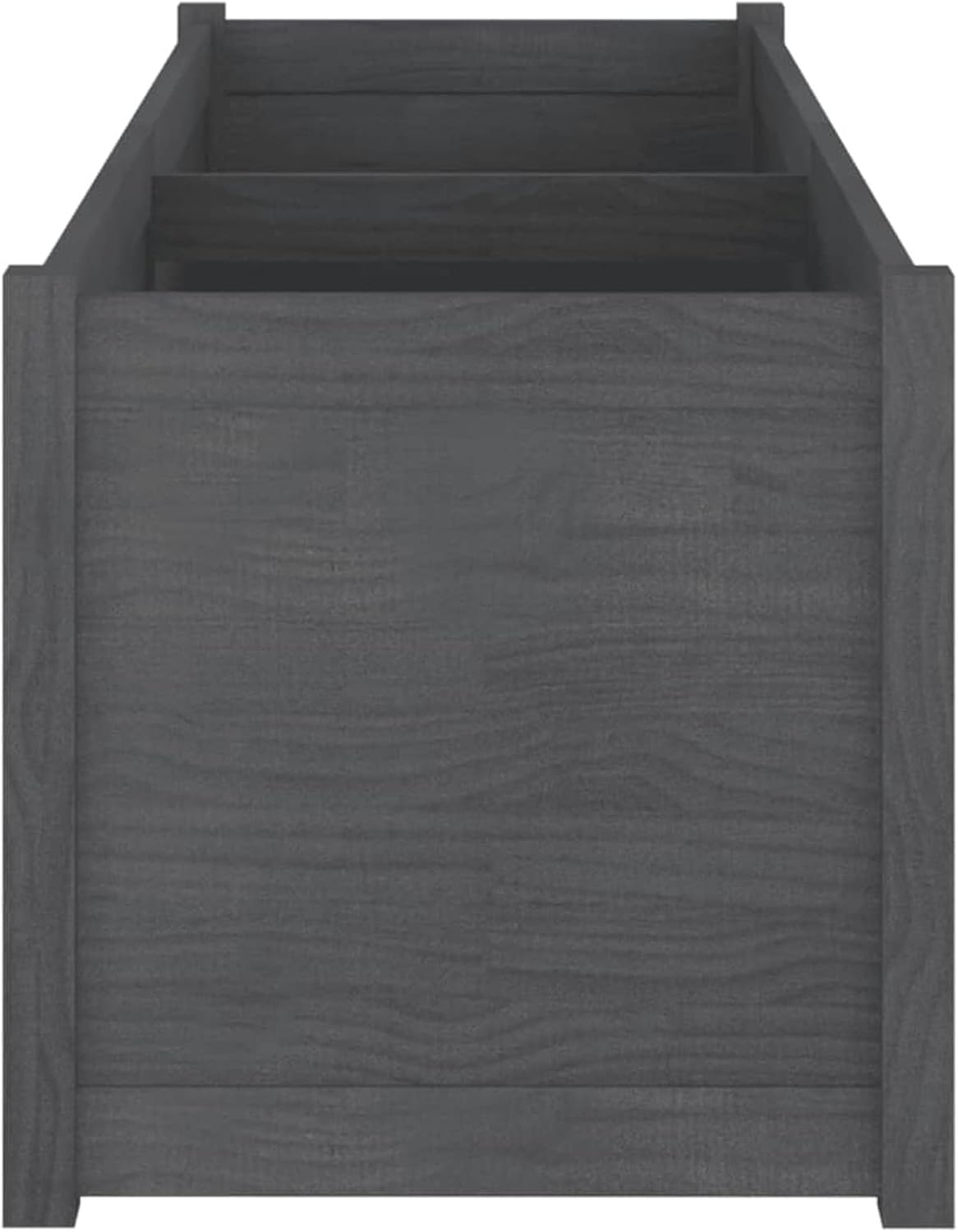 Raised Bed Wood, Raised Beds for Garden, Wooden Raised Bed Planter, Raised Bed Wood Grey, Herb Bed, Wood, Flower Box, Flower Box, Flower Tub, Garden Planter, 150 x 50 x 50 cm