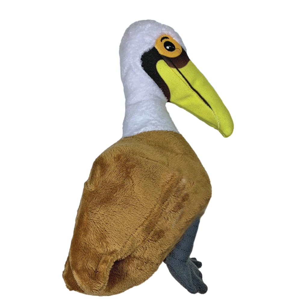 Spunky Pup Clean Earth Plush Pelican | Made from 100% Recycled Water Bottles | Large