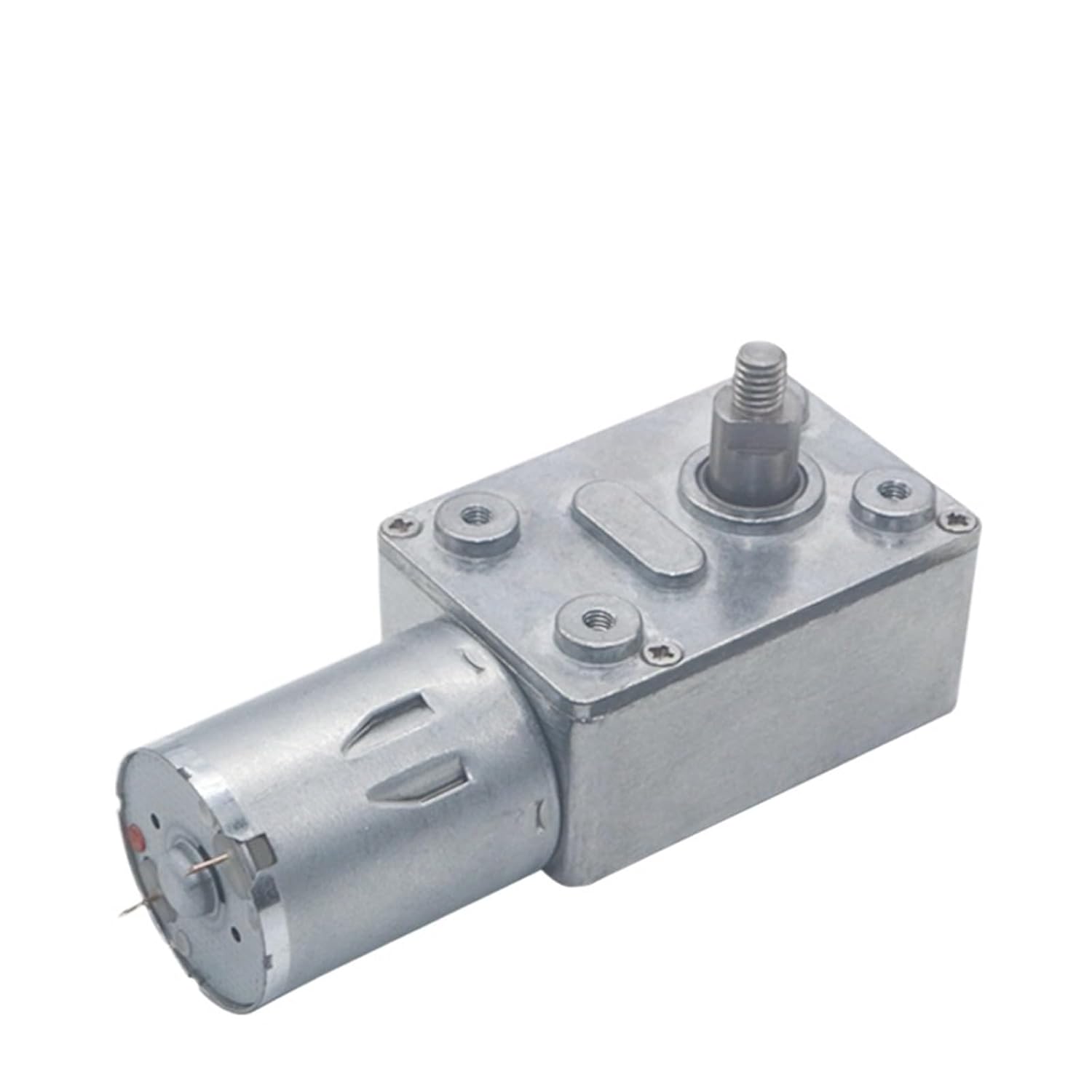 JGY-370 Micro DC Worm Hood M5 Shaft 6v 12v 24v Self-Locking Gear Small Motor Motor(13RPM_12V)