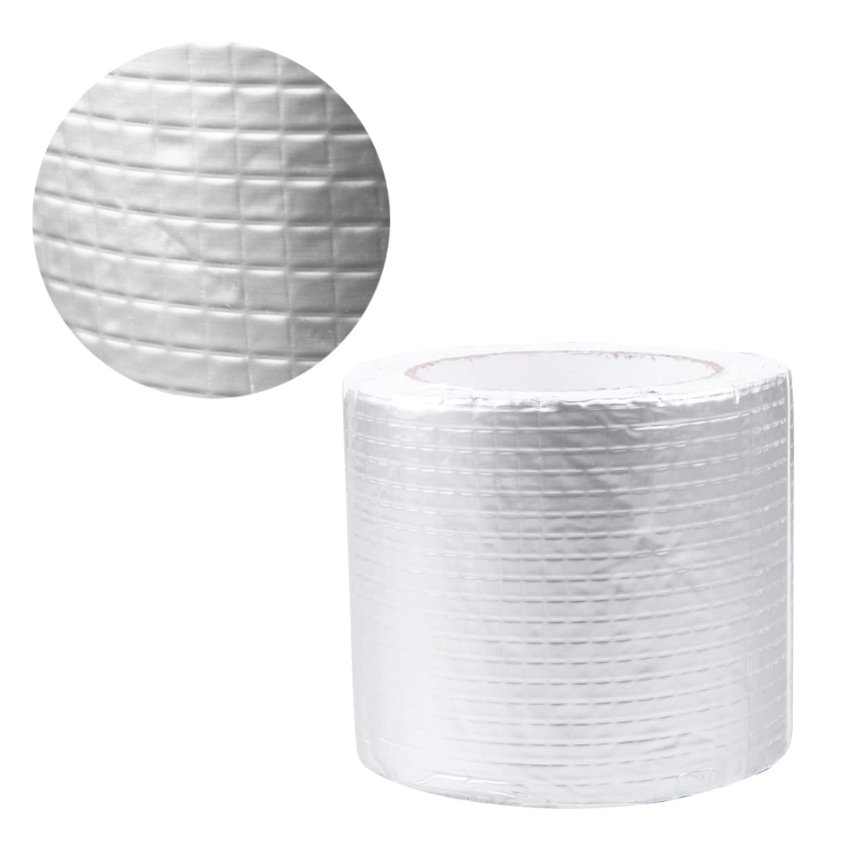 Luxshiny Butyl Rubber Repair Tape Foil Sill Repair Tape for Roof and Pipeline Easy to Use Low Temperature Resistant