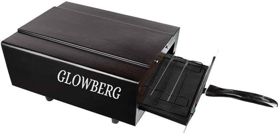 Glowberg Non-Stick Electric tandoor and Barbeque Grill Set (Black) with Frying and Roasting Function with Accessories