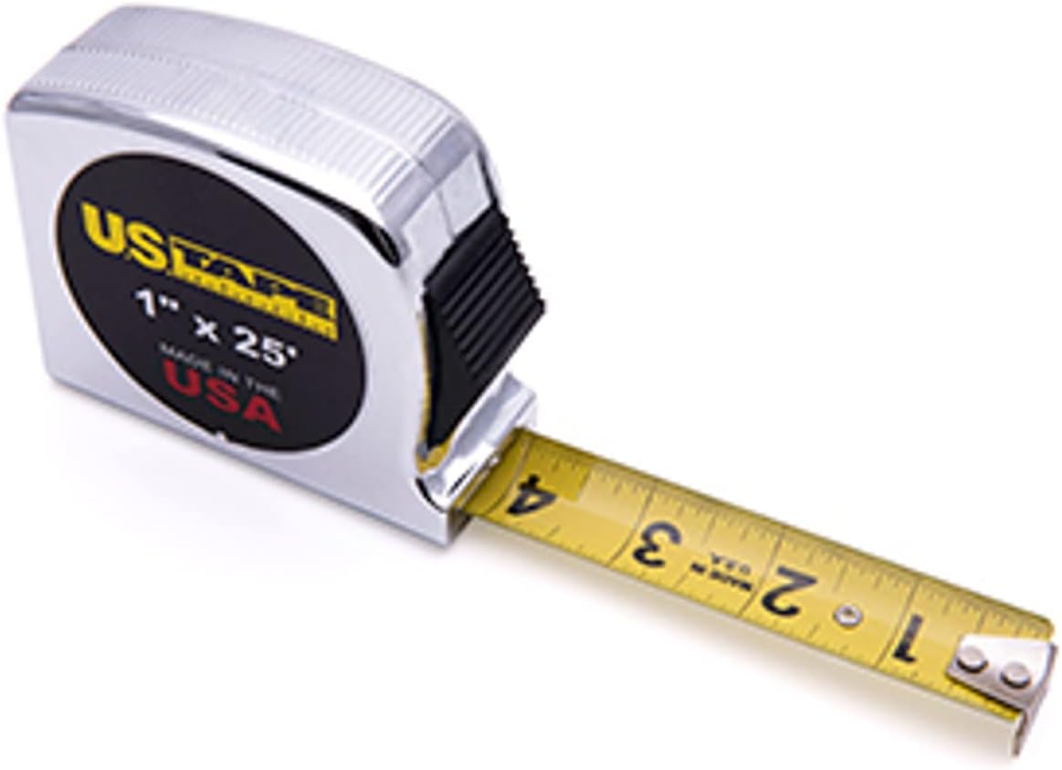 US Tape 56637 Classic Series Made in USA 1/2" x 12'/3.5m; black case