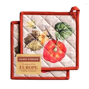 Maisondherminepotholder100cottonsetof28inchx8inchwithloopheatresistanthotpadsbbqcookinggrillingmicrowavebarbequepotironthanksgivingchristmas Urban Country Home Decor Maison d hermine pot holder 100 cotton set of 2 8 inch x 8 inch with loop heat resistant hot pads bbq cooking grilling microwave barbeque potiron thanksgivingchristmas urban country home decor