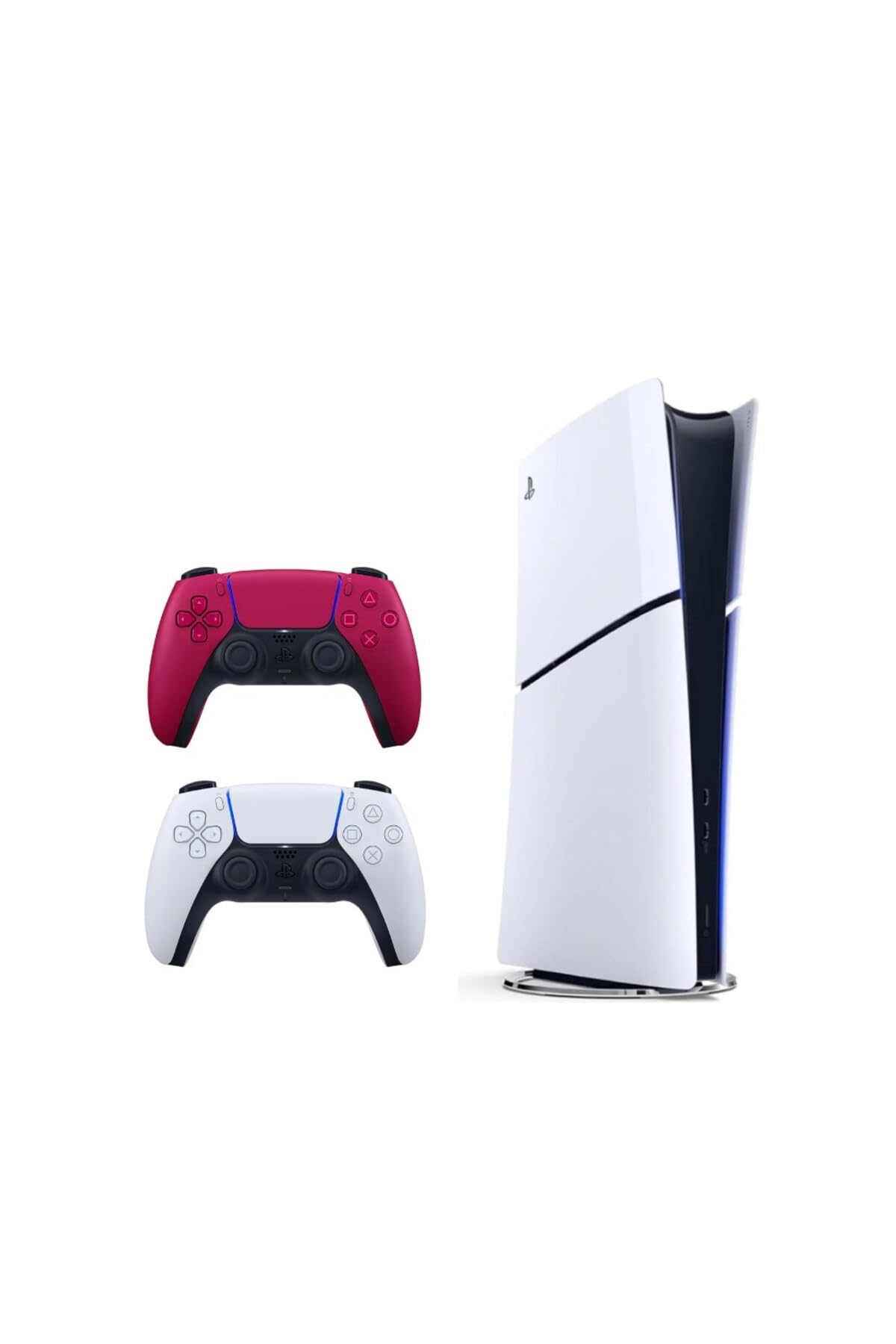Sony Playstation 5 Slim Digital 825 GB + 2. Kırmızı Dualsense CFI