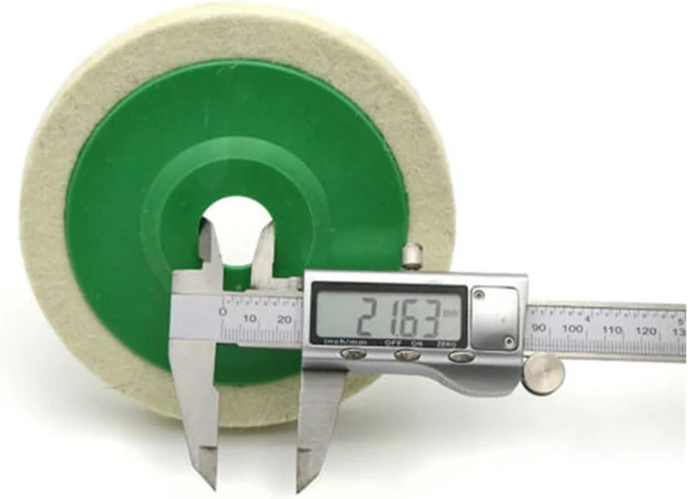 Bench Grinder Buffing Wheel, 2Pcs 125mm Wool Felt Polishing Grinding Wheel Pad Polisher Buffing Wheels