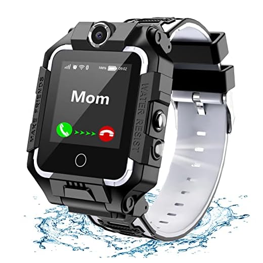 LiveGo 4G Kids Smart Watch for Boys Girls, Liftable Waterproof Safe Smartwatch Phone with 360° Rotatable GPS Tracker Calling SOS Camera WiFi for Kids Children Students Ages 3-12 Birthday Gifts