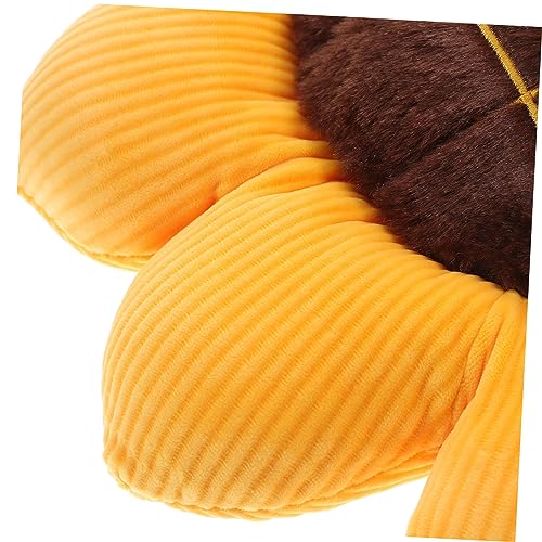 Coussin de Siège Rond en Fourrure Fleuri pour Canapé et Chaise - 8