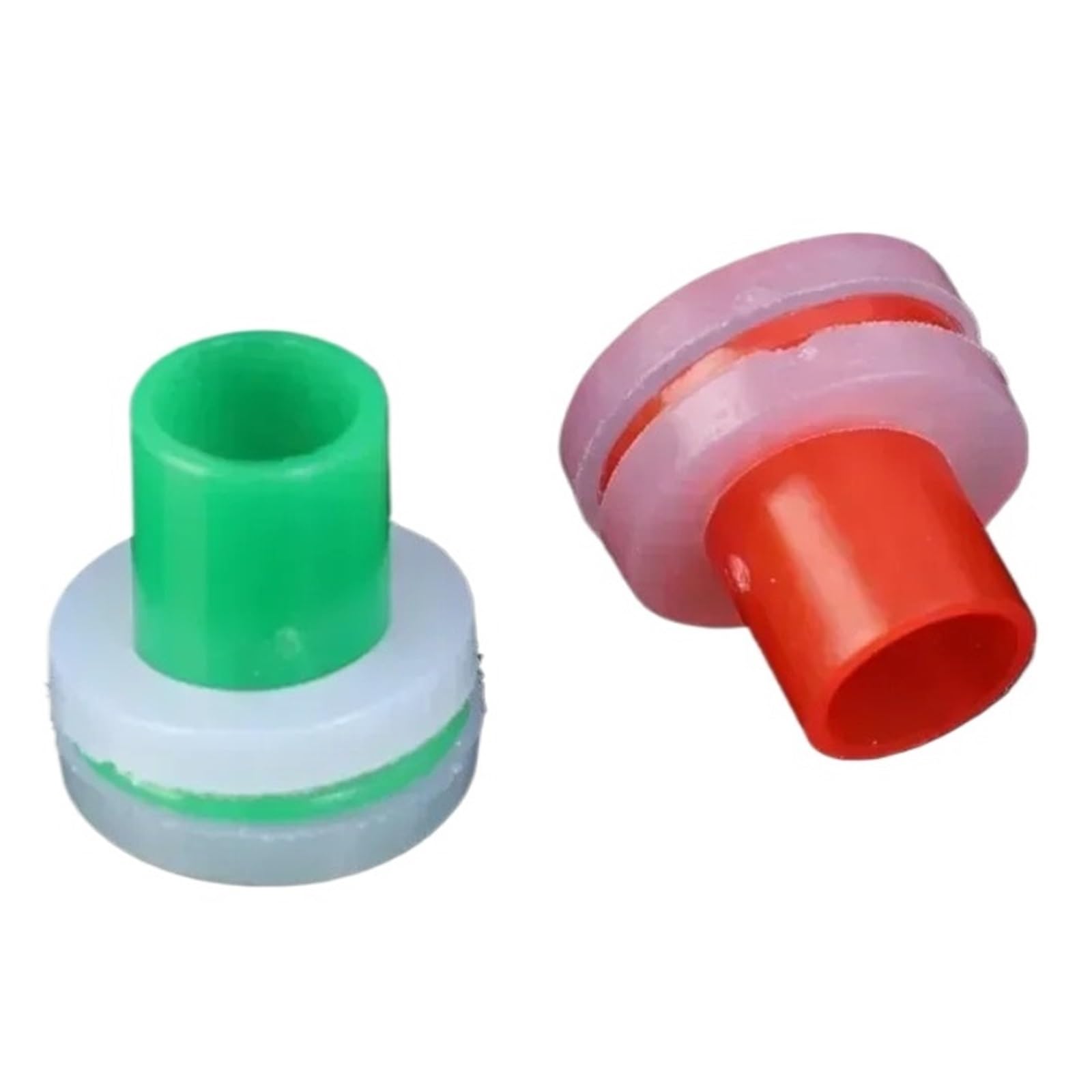 Uszczelka do kranu, Uszczelki silikonowe do instalacji wodno-kanalizacyjnych, wielokolorowe, 1,7 x 1,9 cm, opakowanie 10 szt.(Green,60PCS-1.7 * 1.9 CM)