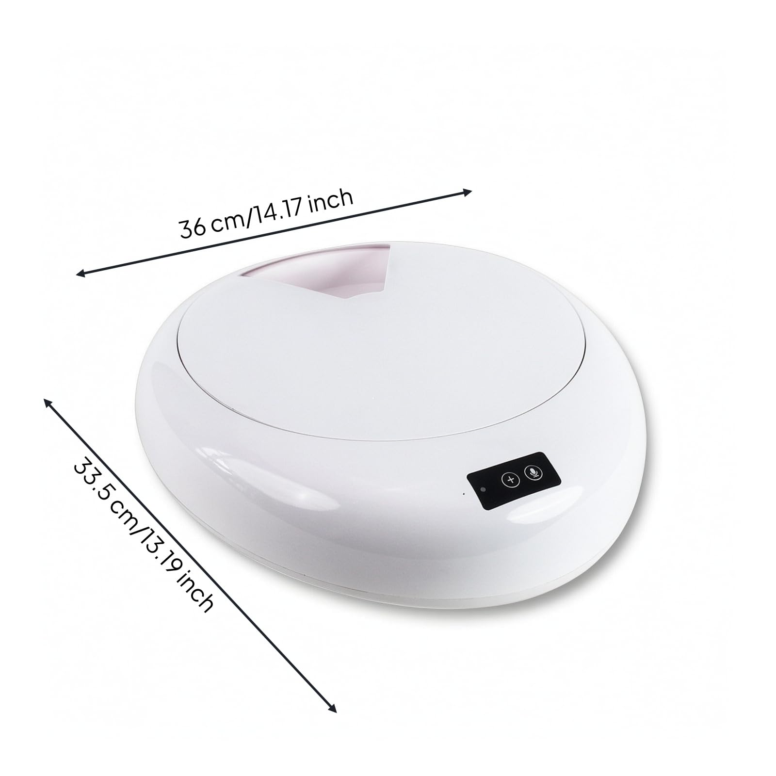 Comero Automático mporizado Dispensador Comida Compacto para Perros, Conejos, Inriores
