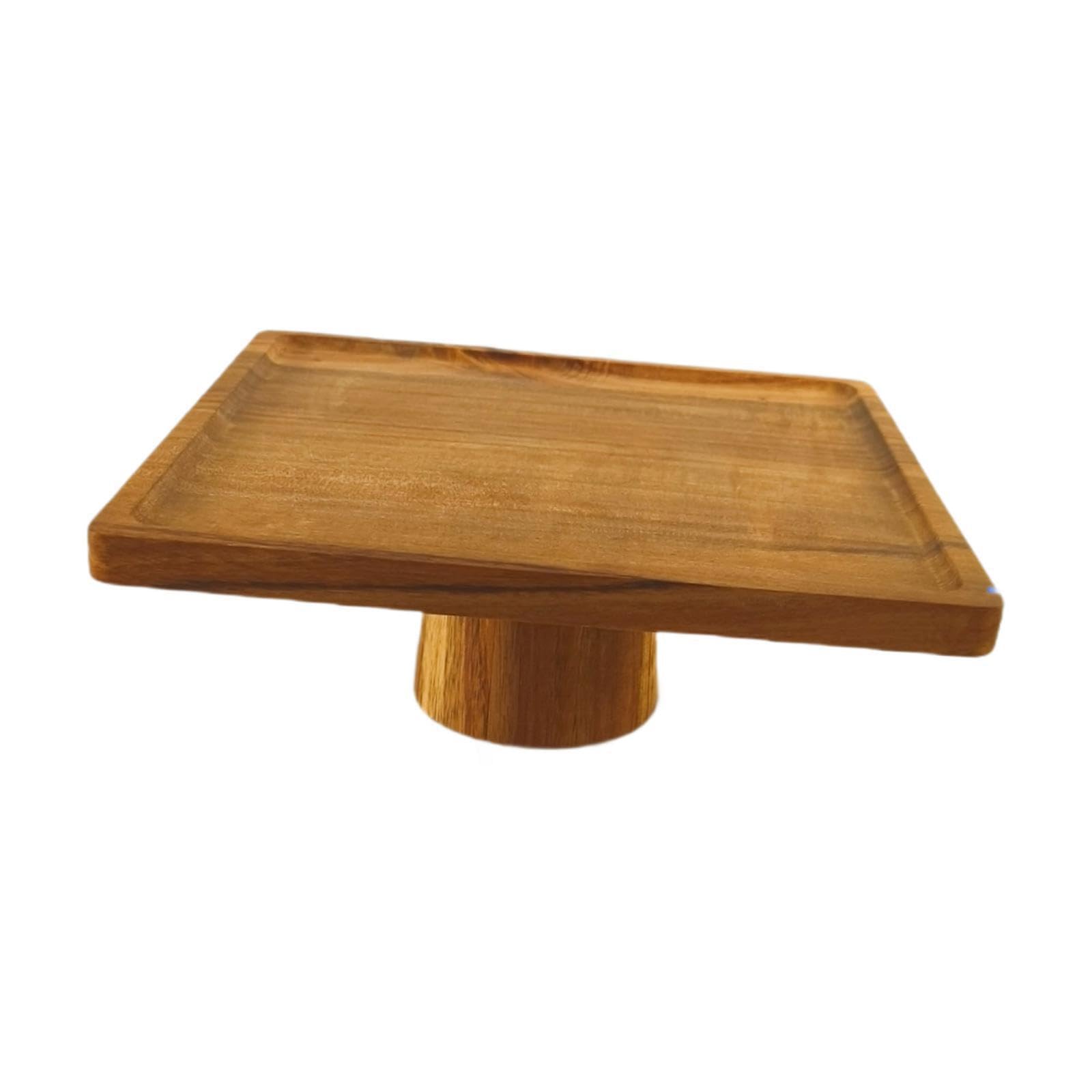 YIXANNX Rustic Cake Serving Tray Made Sturdy Lightweight Wood Showcasing Cakes Cupcakes And Other Sweet Treats Cupcake Pedestal Multipurpose Dessert Holder